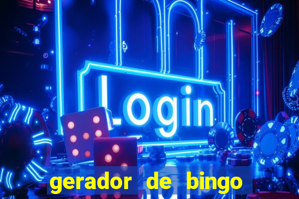 gerador de bingo de palavras